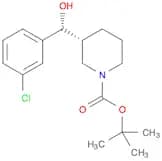 1-Piperidinecarboxylic acid, 3-[(R)-(3-chlorophenyl)hydroxyMethyl]-, 1,1-diMethylethyl ester, (3R)-