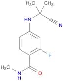Benzamide, 4-[(1-cyano-1-methylethyl)amino]-2-fluoro-n-methyl-