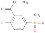 Benzoic acid, 2-fluoro-5-(methylsulfonyl)-, methyl ester