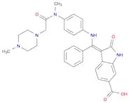 (3Z)-2,3-Dihydro-3-[[[4-[methyl[2-(4-methyl-1-piperazinyl)acetyl]amino]phenyl]amino]phenylmethylen…