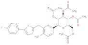 D-Glucitol, 1,5-anhydro-1-C-[3-[[5-(4-fluorophenyl)-2-thienyl]methyl]-4-methylphenyl]-, tetraaceta…