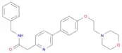 2-Pyridineacetamide,5-[4-[2-(4-morpholinyl)ethoxy]phenyl]-N-(phenylmethyl)-