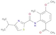 N-(6-Acetyl-3-Methoxy-2-Methylphenyl)-4-Isopropylthiazole-2-Carboxamide