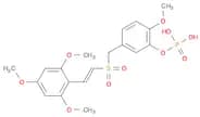 Phenol, 2-Methoxy-5-[[[(1E)-2-(2,4,6-triMethoxyphenyl)ethenyl]sulfonyl]Methyl]-, 1-(dihydrogen pho…