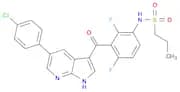N-[3-[5-(4-chlorophenyl)-1H-pyrrolo[2,3-b]pyridine-3-carbonyl]-2,4-difluorophenyl]propane-1-sulfon…