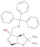 4H-Cyclopenta-1,3-dioxol-4-ol, 3a,6a-dihydro-2,2-diMethyl-4-[(triphenylMethoxy)Methyl]-, (3aS,4R,6…