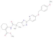 Methyl 2-(3-(3-(5-((4-methoxybenzyl)oxy)pyridin-2-yl)-1,2,4-oxadiazol-5-yl)-2,2-dimethylpropanamid…