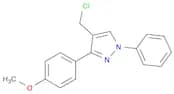 4-(Chloromethyl)-3-(4-methoxyphenyl)-1-phenyl-1H-pyrazole