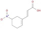 2-Propenoic acid, 3-(5-nitro-1-cyclohexen-1-yl)-, (2E)-