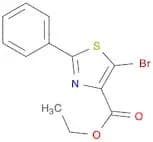 4-​Thiazolecarboxylic acid, 5-​bromo-​2-​phenyl-​, ethyl ester
