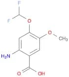 2-Amino-4-(difluoromethoxy)-5-methoxybenzoic acid