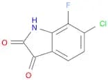6-Chloro-7-fluoro-1H-indole-2,3-dione