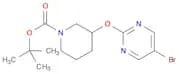 3-(5-BROMOPYRIMIDIN-2-YLOXY)PIPERIDINE-1-CARBOXYLIC ACID TERT-BUTYL ESTER