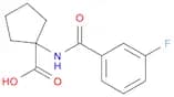 1-(3-Fluorobenzamido)cyclopentanecarboxylic acid