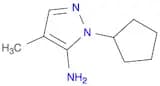 1-Cyclopentyl-4-methyl-1H-pyrazol-5-amine