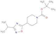 4-(3-Isopropyl-[1,2,4]oxadiazol-5-yl)piperidine-1-carboxylic acid tert-butyl ester