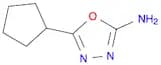 5-Cyclopentyl-1,3,4-oxadiazol-2-amine