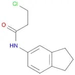 3-Chloro-N-2,3-dihydro-1H-inden-5-ylpropanamide