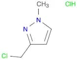 3-(Chloromethyl)-1-methyl-1H-pyrazole hydrochloride