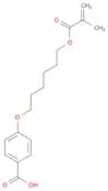4-[[6-[(2-Methyl-1-oxo-2-propen-1-yl)oxy]hexyl]oxy]benzoic acid
