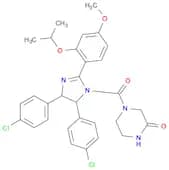 4-[[4,5-Bis(4-chlorophenyl)-4,5-dihydro-2-[4-methoxy-2-(1-methylethoxy)phenyl]-1H-imidazol-1-yl]ca…
