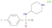 4-fluoro-N-piperidin-4-ylbenzenesulfonamide hydrochloride