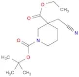 1-tert-Butyl 3-ethyl 3-(cyanomethyl)piperidine-1,3-dicarboxylate