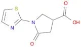 5-Oxo-1-(2-thiazolyl)-3-pyrrolidinecarboxylic acid