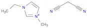 3-Ethyl-1-methyl-1H-imidazolium salt with propanedinitrile