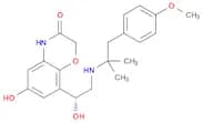 6-Hydroxy-8-[(1R)-1-hydroxy-2-[[2-(4-methoxyphenyl)-1,1-dimethylethyl]amino]ethyl]-2H-1,4-benzoxaz…