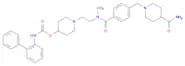 1-(2-(3-((4-carbamoylpiperidin-1-yl)methyl)-N-methylbenzamido)ethyl)piperidin-4-yl [1,1'-biphenyl]…