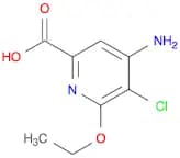 4-Amino-5-chloro-6-ethoxypicolinic acid