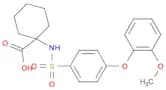 1-[4-(2-Methoxyphenoxy)phenylsulfonylamino]cyclohexanecarboxylic acid