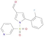 1H-Pyrrole-3-carboxaldehyde, 5-(2-fluorophenyl)-1-(3-pyridinylsulfonyl)-