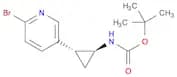 tert-butyl ((1R,2S)-2-(6-bromopyridin-3-yl)cyclopropyl)carbamate