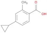 4-Cyclopropyl-2-methylbenzoic acid