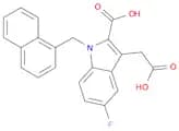3-(Carboxymethyl)-5-fluoro-1-(naphthalen-1-ylmethyl)-1H-indole-2-carboxylic acid