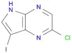 5H-​Pyrrolo[2,​3-​b]​pyrazine, 2-​chloro-​7-​iodo-