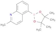 2-methyl-5-(tetramethyl-1,3,2-dioxaborolan-2-yl)quinoline