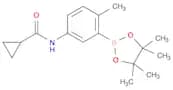 N-(4-methyl-3-(4,4,5,5-tetramethyl-1,3,2-dioxaborolan-2-yl)phenyl)cyclopropanecarboxamide