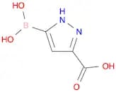 Pyrazole-3(or 5)-carboxylic acid, 5(or 3)-borono- (7CI)