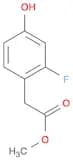 Methyl 2-(2-fluoro-4-hydroxyphenyl)acetate