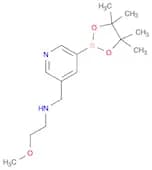 2-Methoxy-N-((5-(4,4,5,5-tetraMethyl-1,3,2-dioxaborolan-2-yl)pyridin-3-yl)Methyl)ethanaMine hydroc…