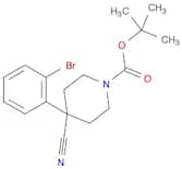 tert-Butyl 4-(2-bromophenyl)-4-cyanopiperidine-1-carboxylate