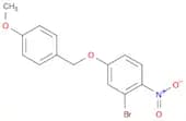 2-bromo-4-[(4-methoxyphenyl)methoxy]-1-nitrobenzene