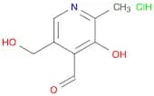4-​Pyridinecarboxaldehy​de, 3-​hydroxy-​5-​(hydroxymethyl)​-​2-​methyl-​, hydrochloride (1:1)