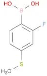 4-Borono-3-fluorothioanisole