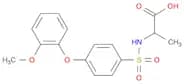 ((4-(2-Methoxyphenoxy)phenyl)sulfonyl)alanine