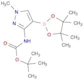 tert-butyl N-[1-methyl-4-(tetramethyl-1,3,2-dioxaborolan-2-yl)-1H-pyrazol-3-yl]carbamate