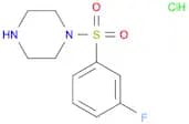 1-[(3-Fluorophenyl)sulfonyl]piperazine, HCl